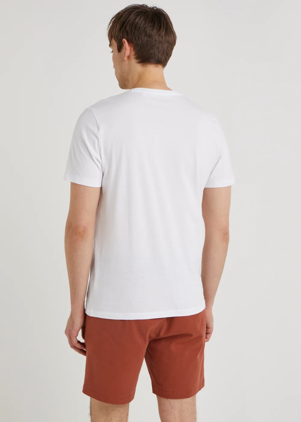Rust Drawcord Chino Shorts - S Image 5