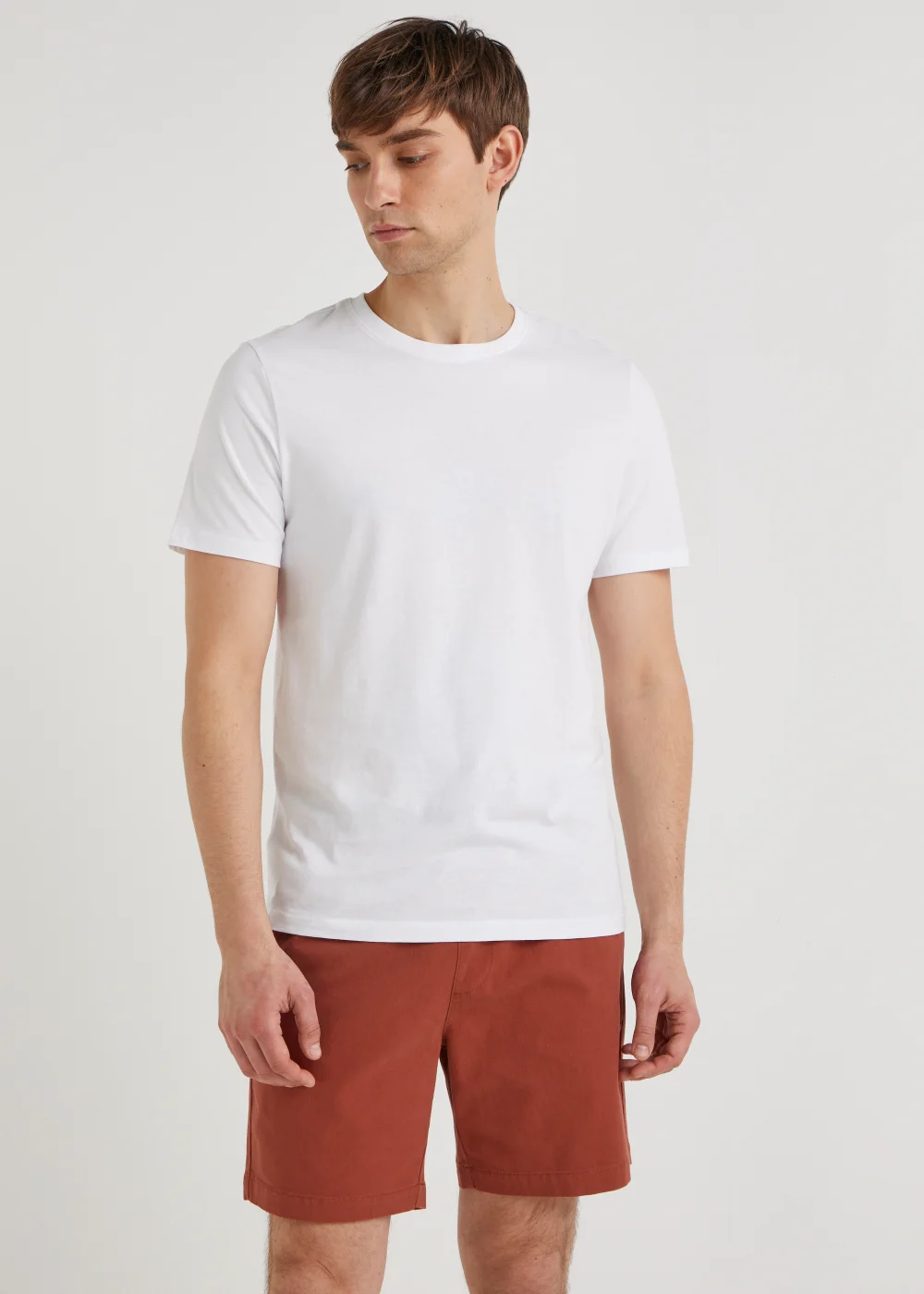 Rust Drawcord Chino Shorts - S Image 1