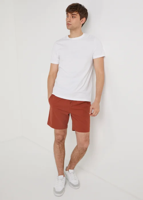 Rust Drawcord Chino Shorts - S Image 4