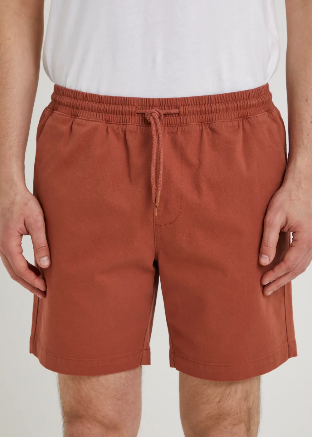 Rust Drawcord Chino Shorts - S Image 2
