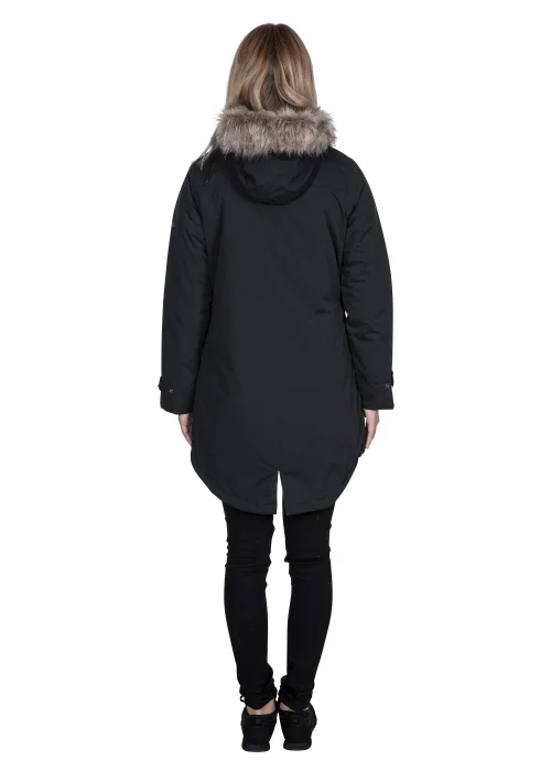 Trespass Clea Black Waterproof Jacket - S Image 3