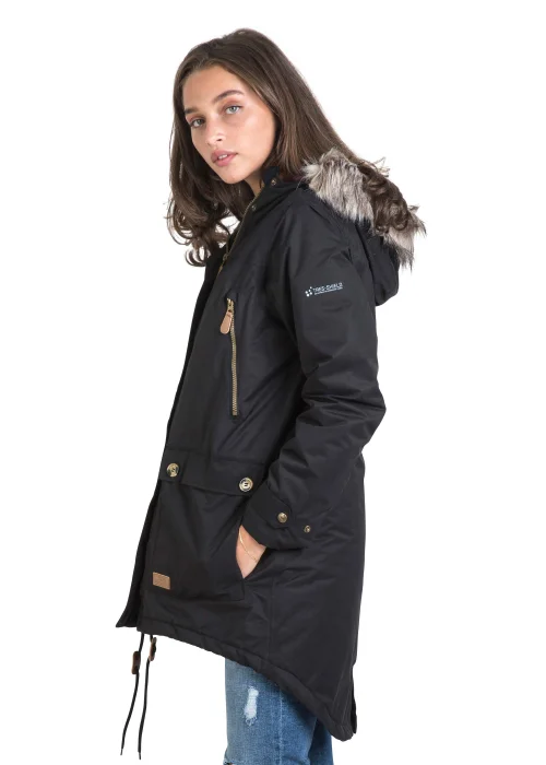 Trespass Clea Black Waterproof Jacket - S Image 4