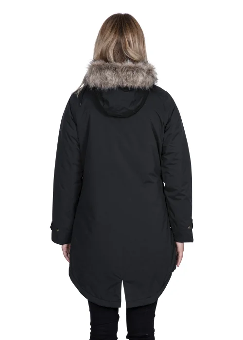 Trespass Clea Black Waterproof Jacket - S Image 2