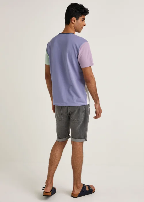 Grey Stretch Denim Shorts - 30 Image 5