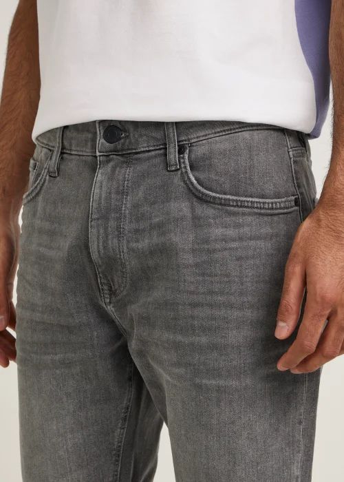 Grey Stretch Denim Shorts - 30 Image 2