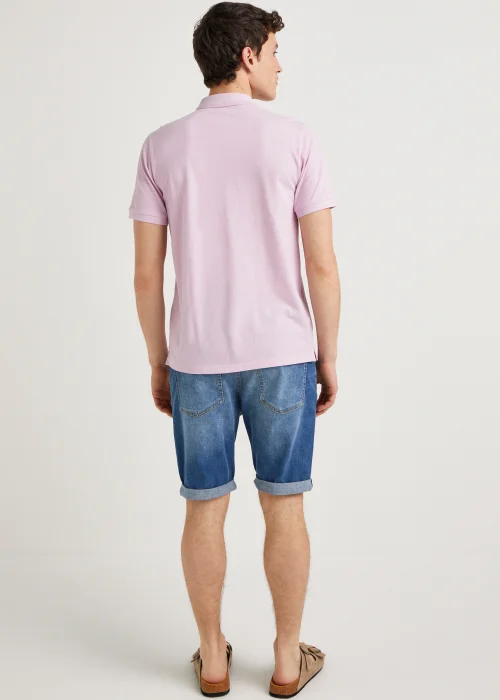 Mid Wash Ripped Denim Shorts - 30 Image 2