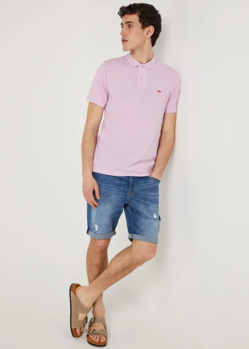 Mid Wash Ripped Denim Shorts - 30 Image 4