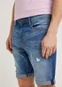 Mid Wash Ripped Denim Shorts - 30 Image 5