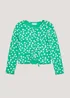 Girls Green Floral Long Sleeve T-Shirt (4-13yrs) - 4 Yrs Image 1