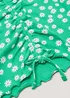 Girls Green Floral Long Sleeve T-Shirt (4-13yrs) - 4 Yrs Image 2