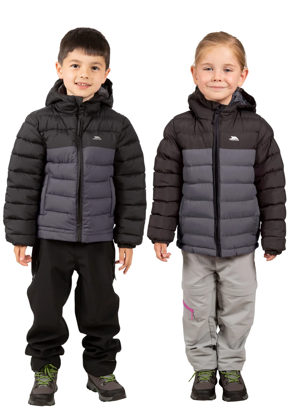 Kids Trespass Black Oskar Jacket (2-12yrs) - 2-3 Yrs Image 1