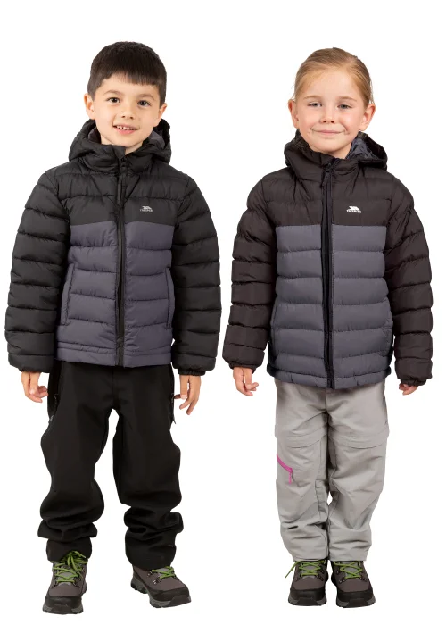 Kids Trespass Black Oskar Jacket (2-12yrs) - 2-3 Yrs Image 1