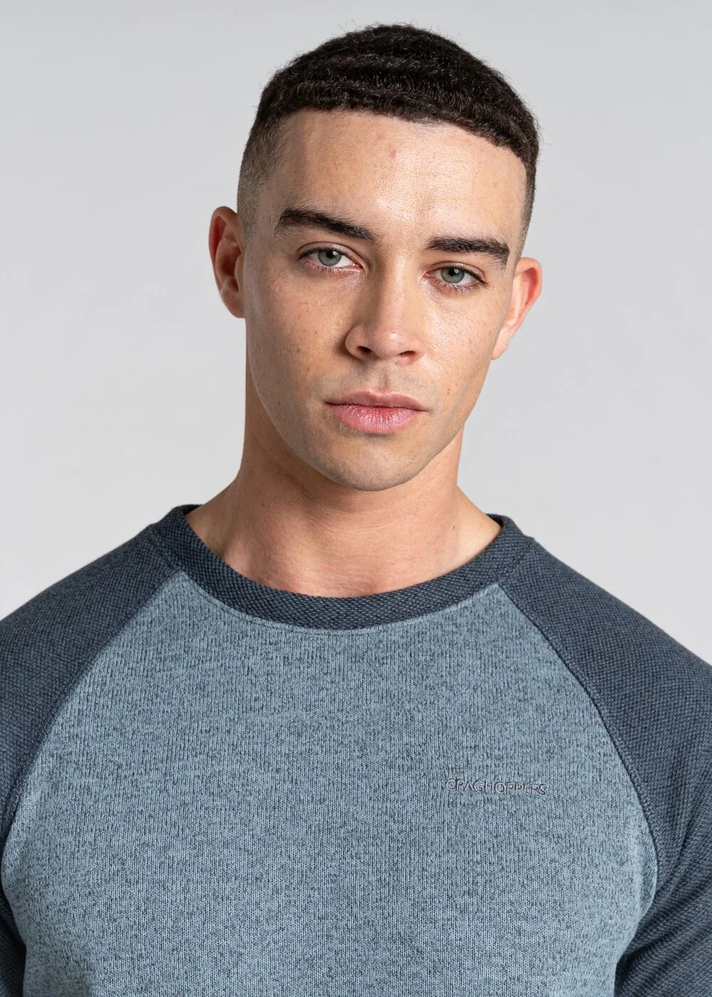 Craghoppers Black Marl Barker Jumper - Small Image 4