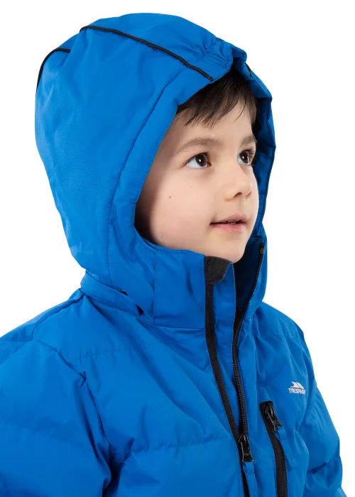 Boys Trespass Blue Tuff Waterproof Jacket (2-12yrs) - 2-3 Yrs Image 2