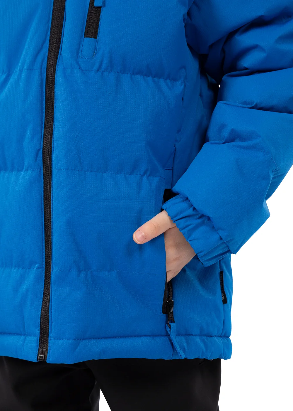 Boys Trespass Blue Tuff Waterproof Jacket (2-12yrs) - 2-3 Yrs Image 4