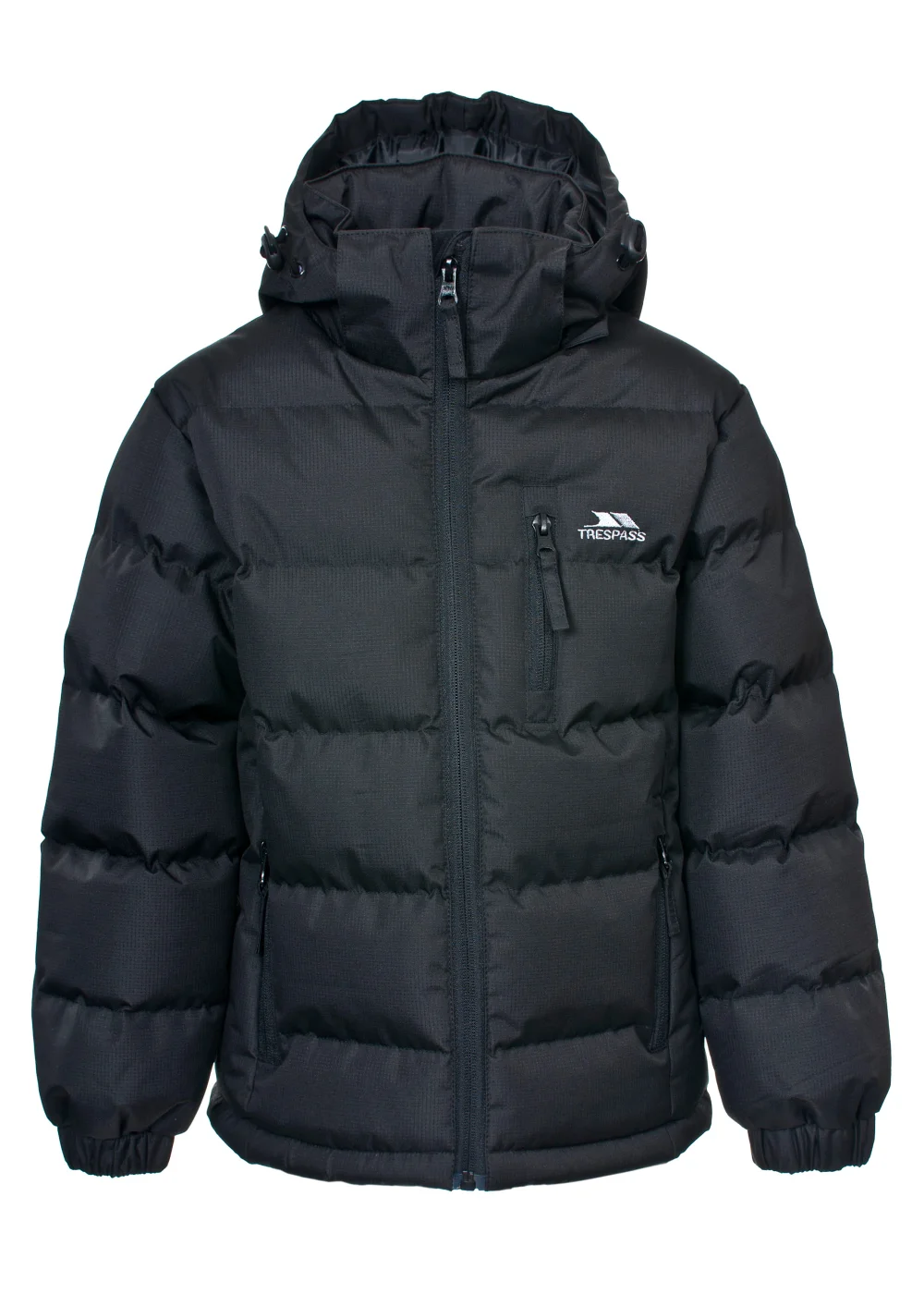 Boys Trespass Black Tuff Waterproof Jacket (2-12yrs) - 2-3 Yrs Image 5