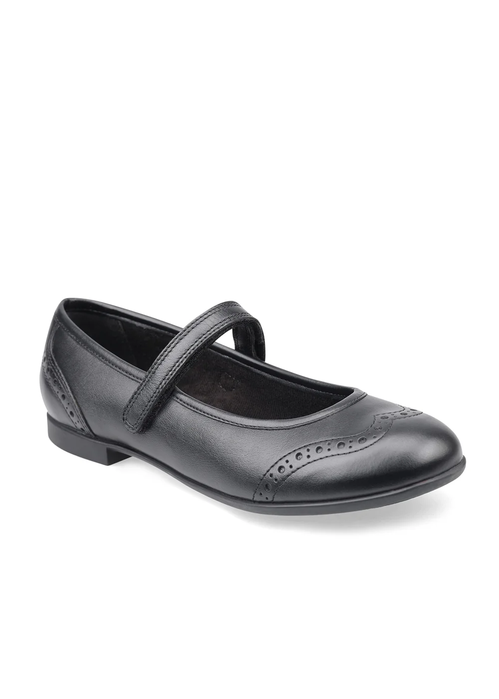 Start-Rite Black Impress Leather School Shoes (Standard Fit) - 1.5 M Image 3