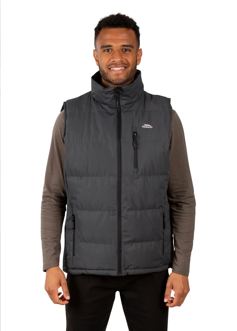 Trespass Dark Grey Clasp Gilet - M Image 1