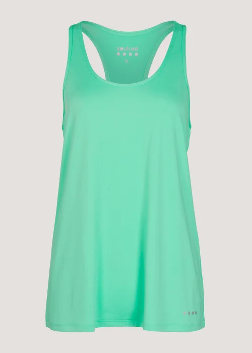 Souluxe Aqua Mesh Sports Vest Top - Small Image 3