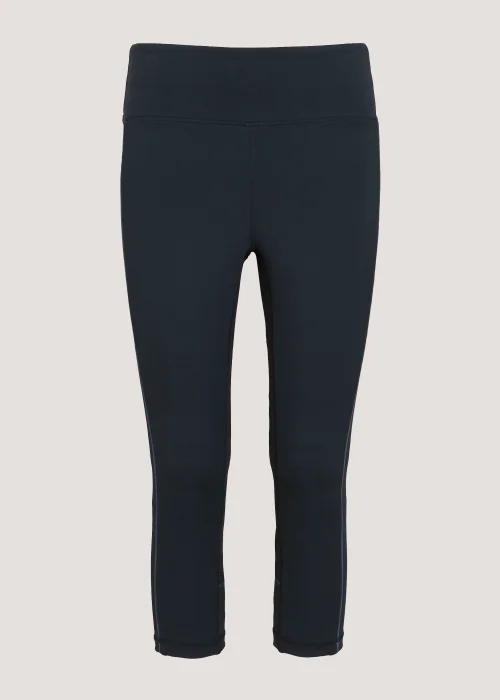 Souluxe Navy Capri Sports Leggings - 8 Image 3