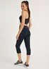 Souluxe Navy Capri Sports Leggings - 8 Image 2
