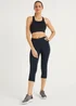 Souluxe Navy Capri Sports Leggings - 8 Image 1