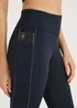 Souluxe Navy Capri Sports Leggings - 8 Image 5