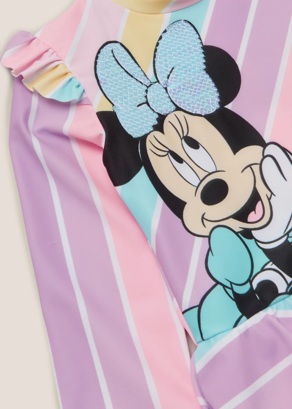 Kids Disney Minnie Mouse Surf Suit (3mths-5yrs) - Age 3 - 6 Months Image 2