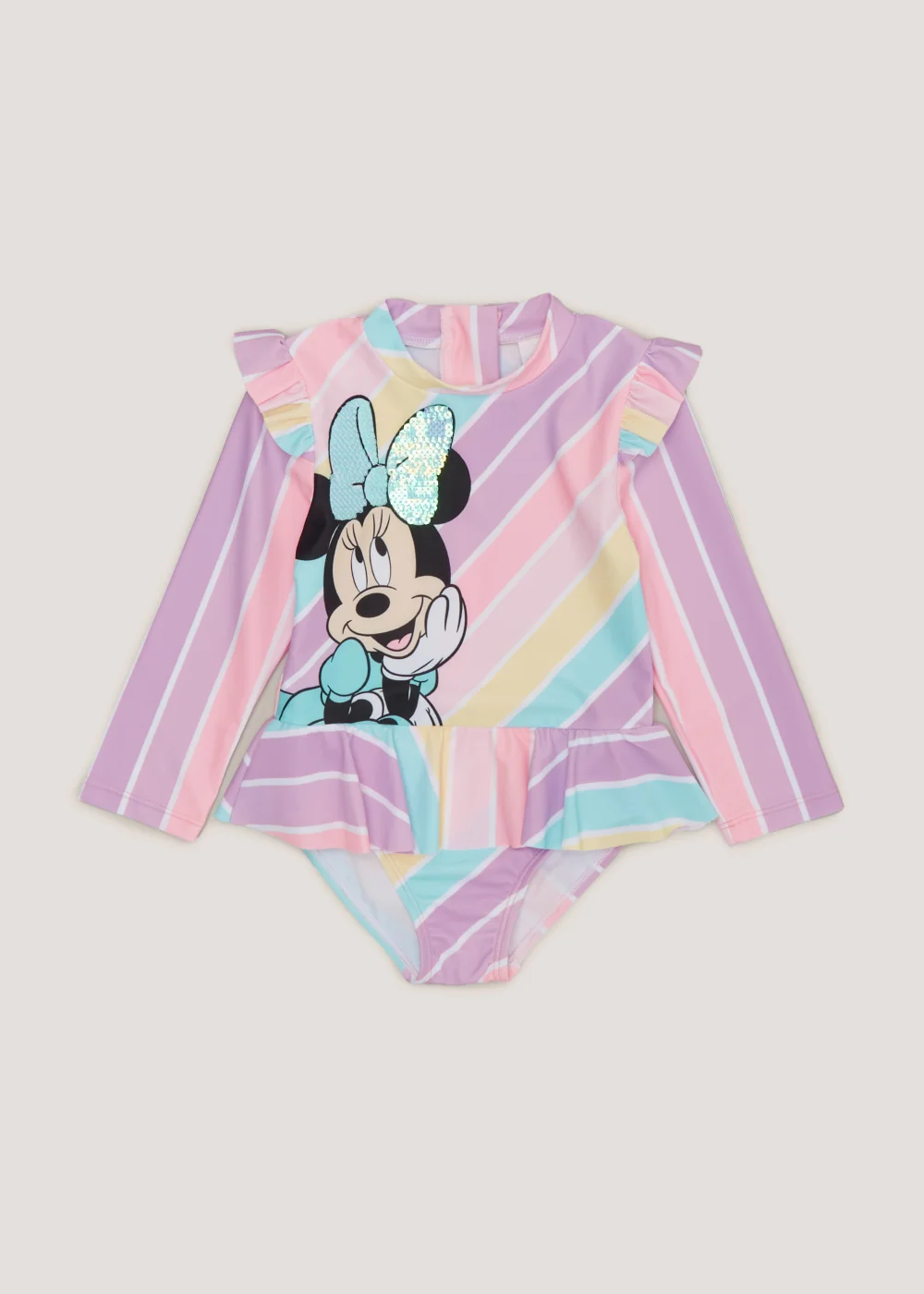 Kids Disney Minnie Mouse Surf Suit (3mths-5yrs) - Age 3 - 6 Months Image 1