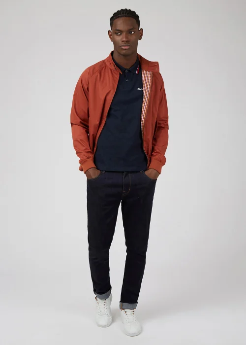 Ben Sherman Dark Navy Signature Polo Shirt - Small Image 1