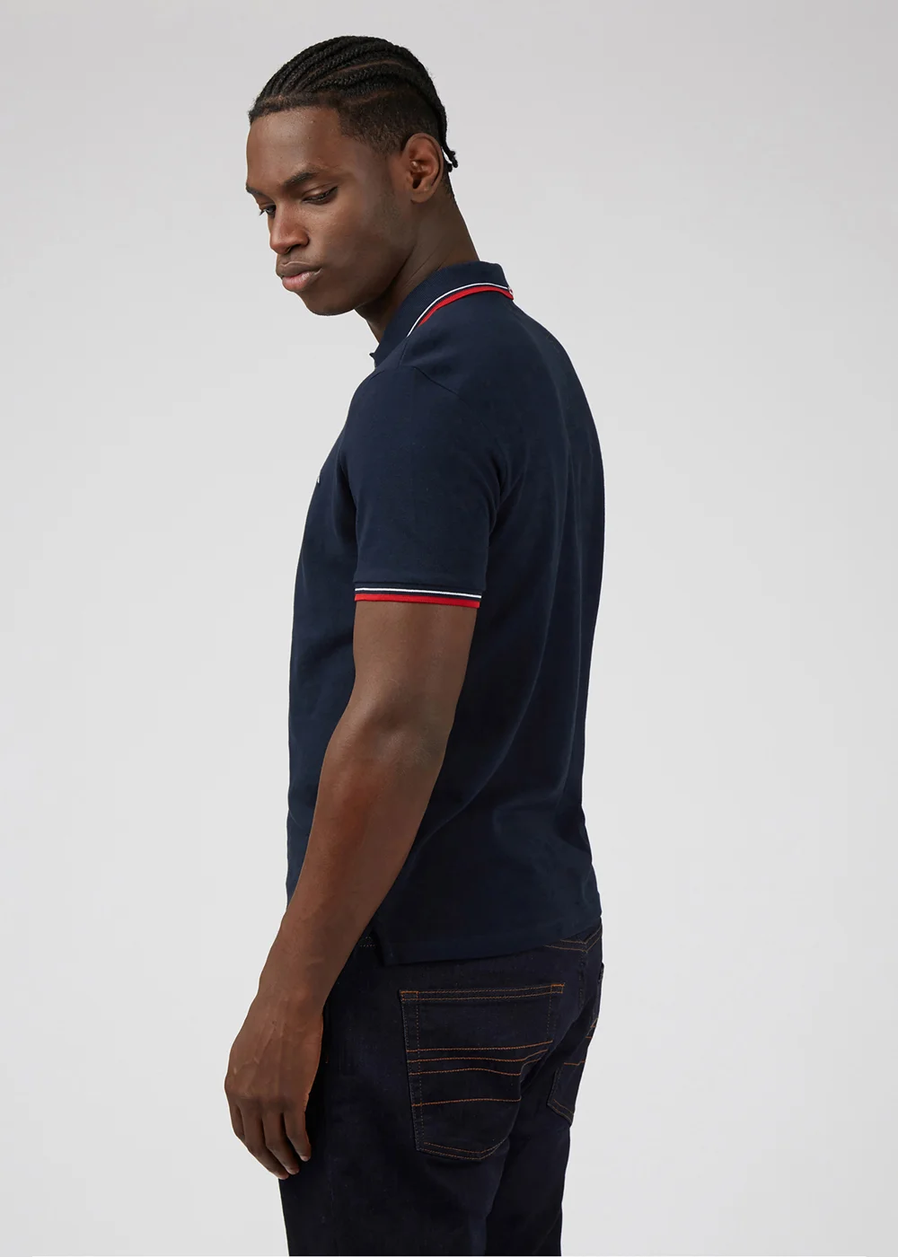 Ben Sherman Dark Navy Signature Polo Shirt - Small Image 5