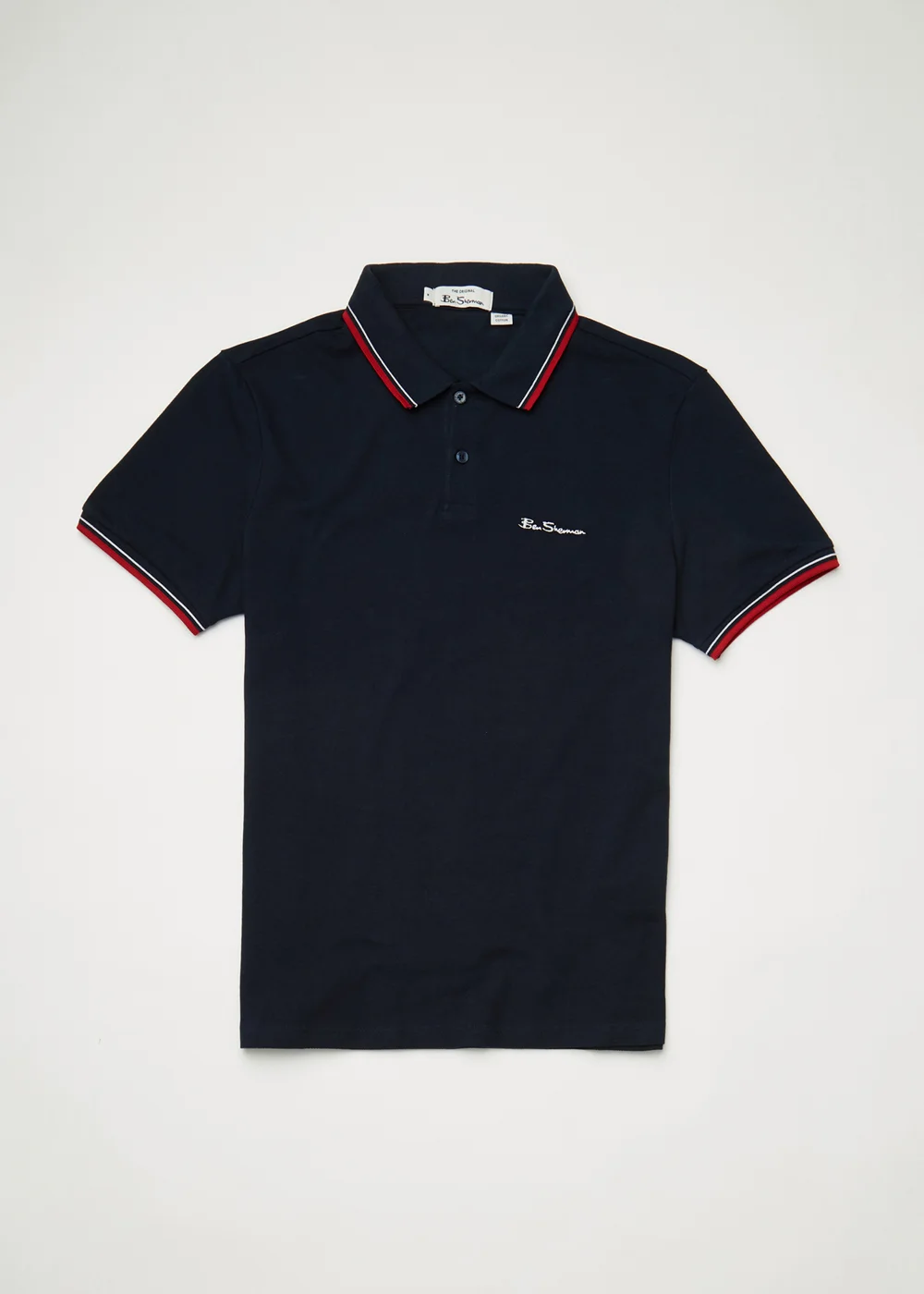 Ben Sherman Dark Navy Signature Polo Shirt - Small Image 3