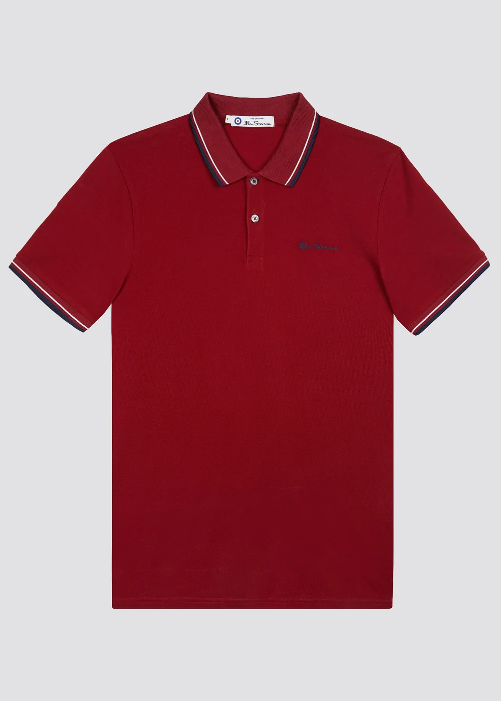 Ben Sherman Red Signature Polo Shirt - Small Image 4