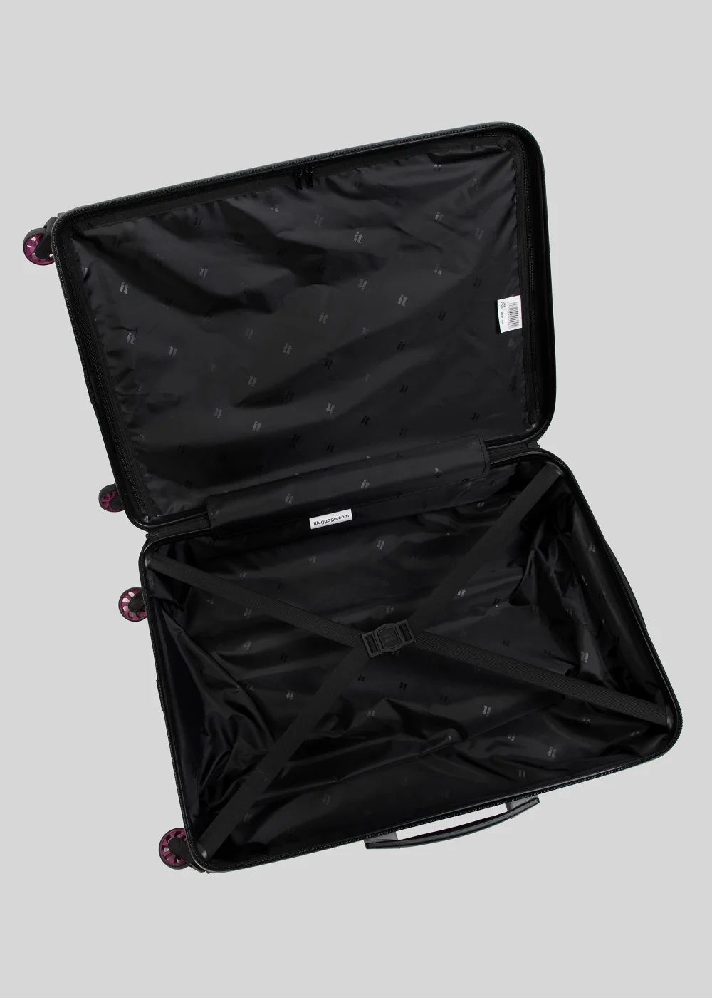 IT Luggage Purple Hard Shell Suitcase - Cabin Image 3