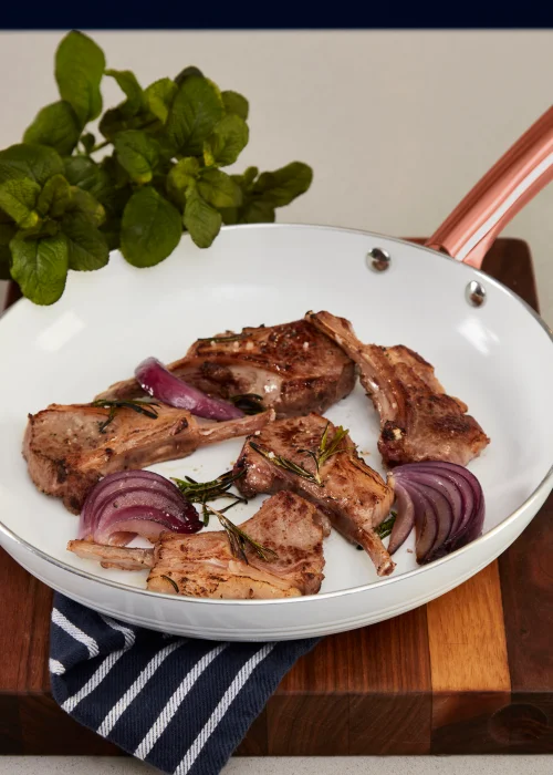Tower 2 Piece White Frying Pan (24cm/28cm) Image 4
