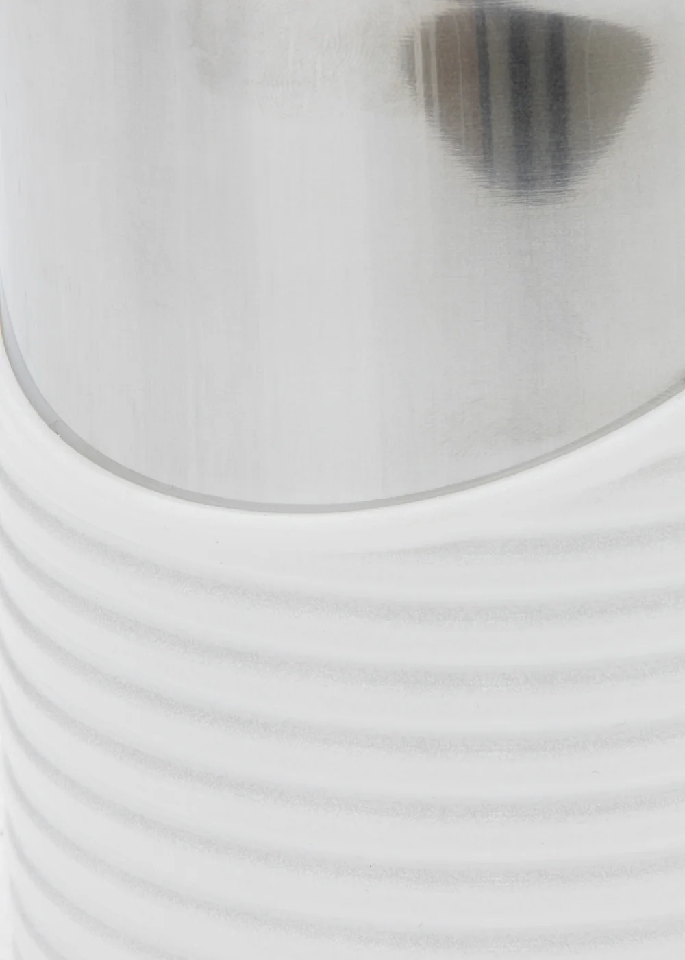 Tower Set of 3 White Canisters (12cm x 12cm x 17cm) Image 2