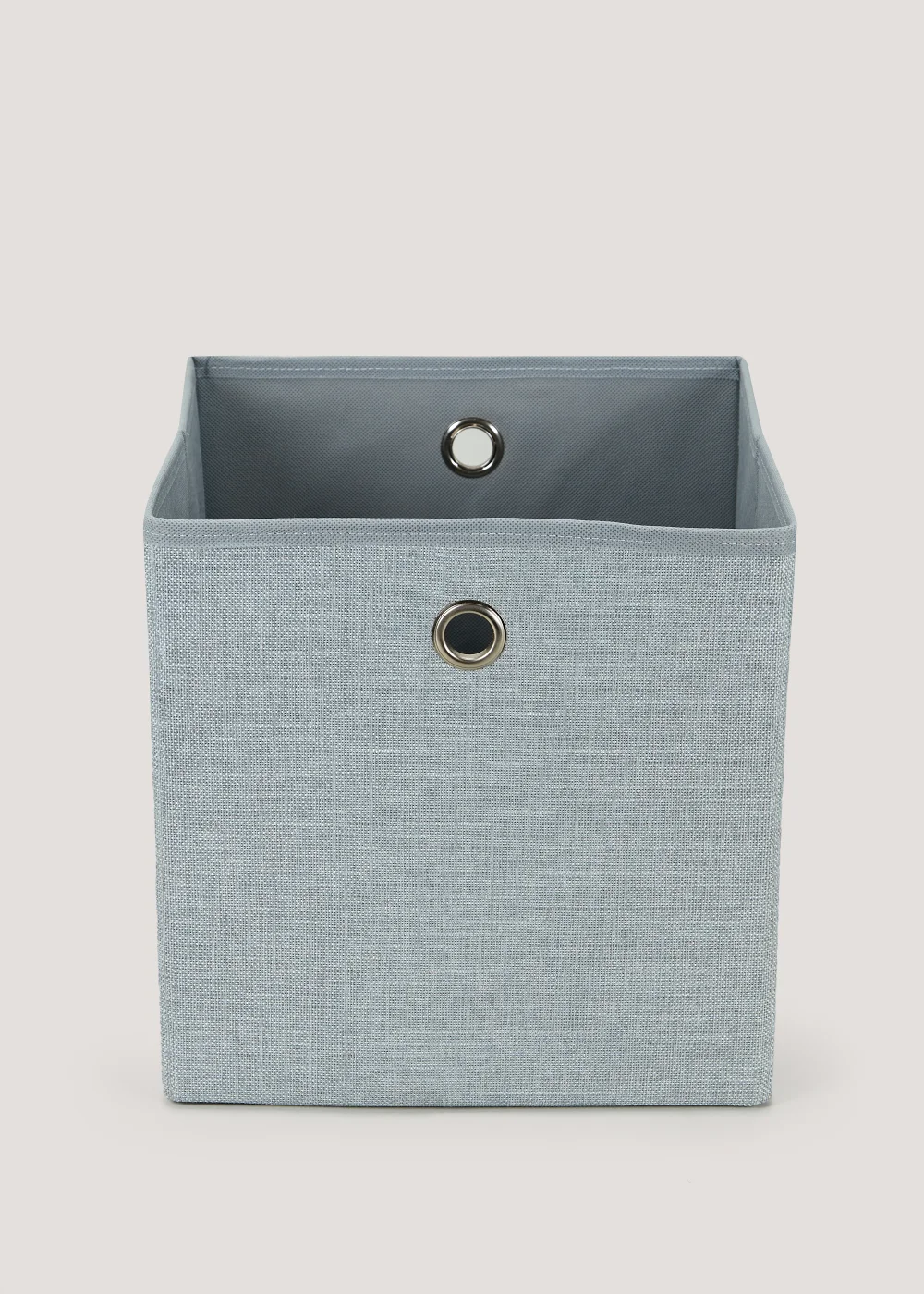 Grey Foldable Storage Box (27cm x 27cm x 27cm) Image 1