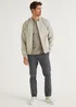 Light Grey Lightweight Bomber Jacket - S Image 4