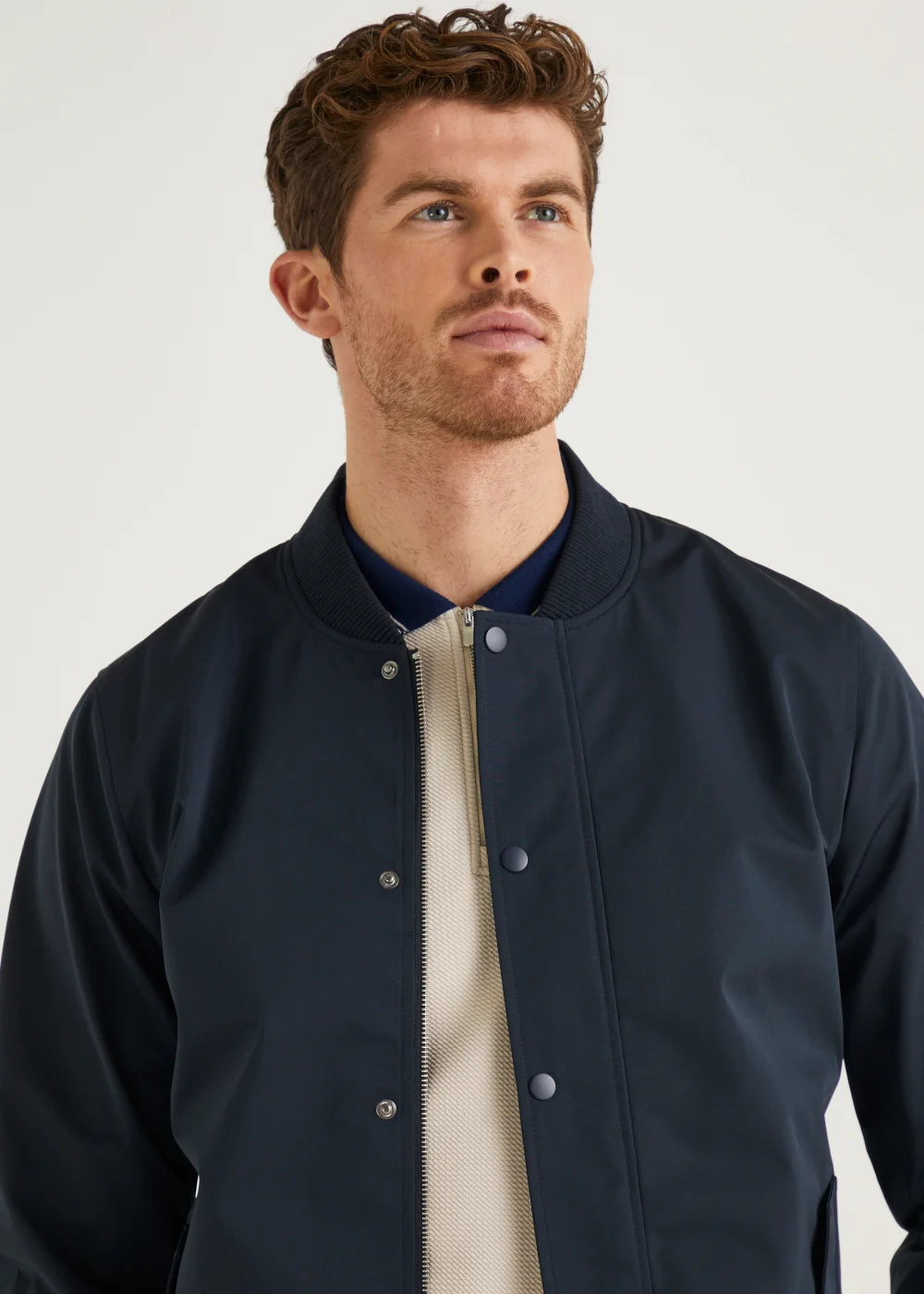 Navy Lightweight Bomber Jacket - S Image 3