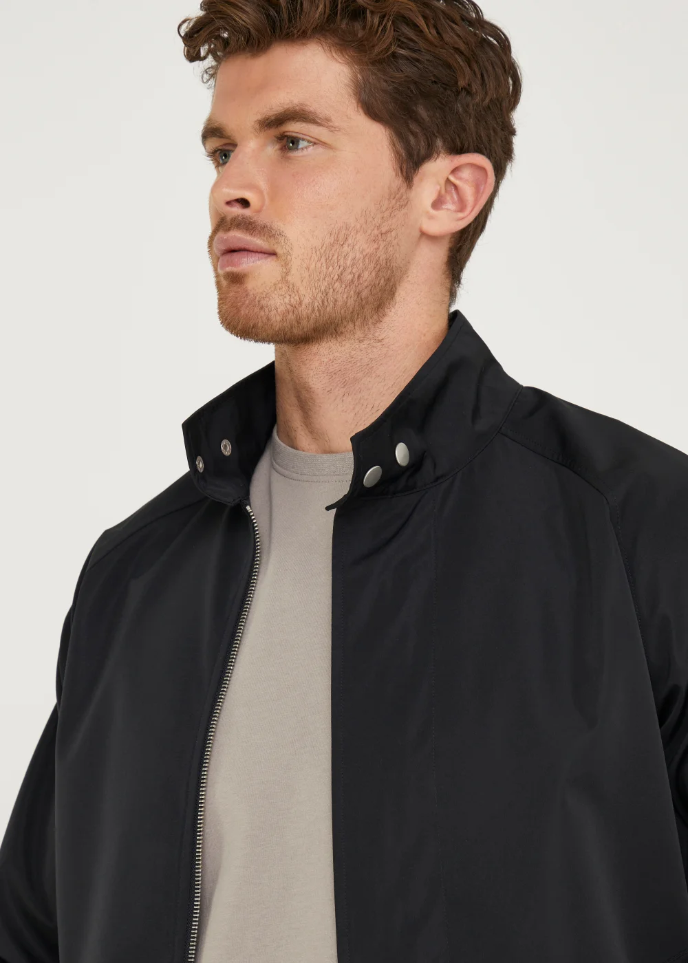 Black Harrington Jacket - S Image 3
