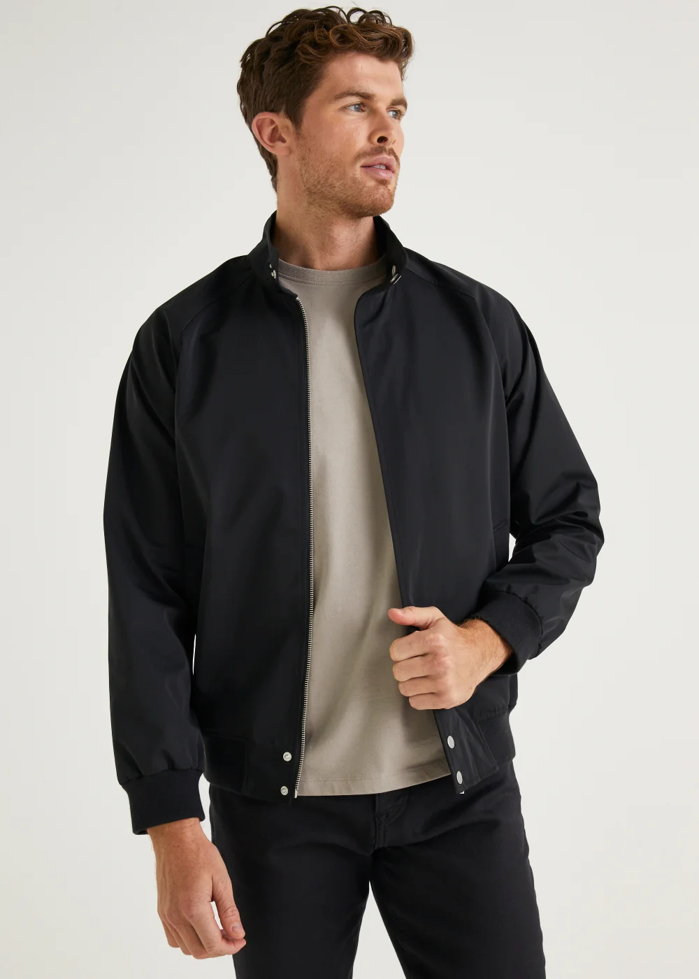 Black Harrington Jacket - S Image 1