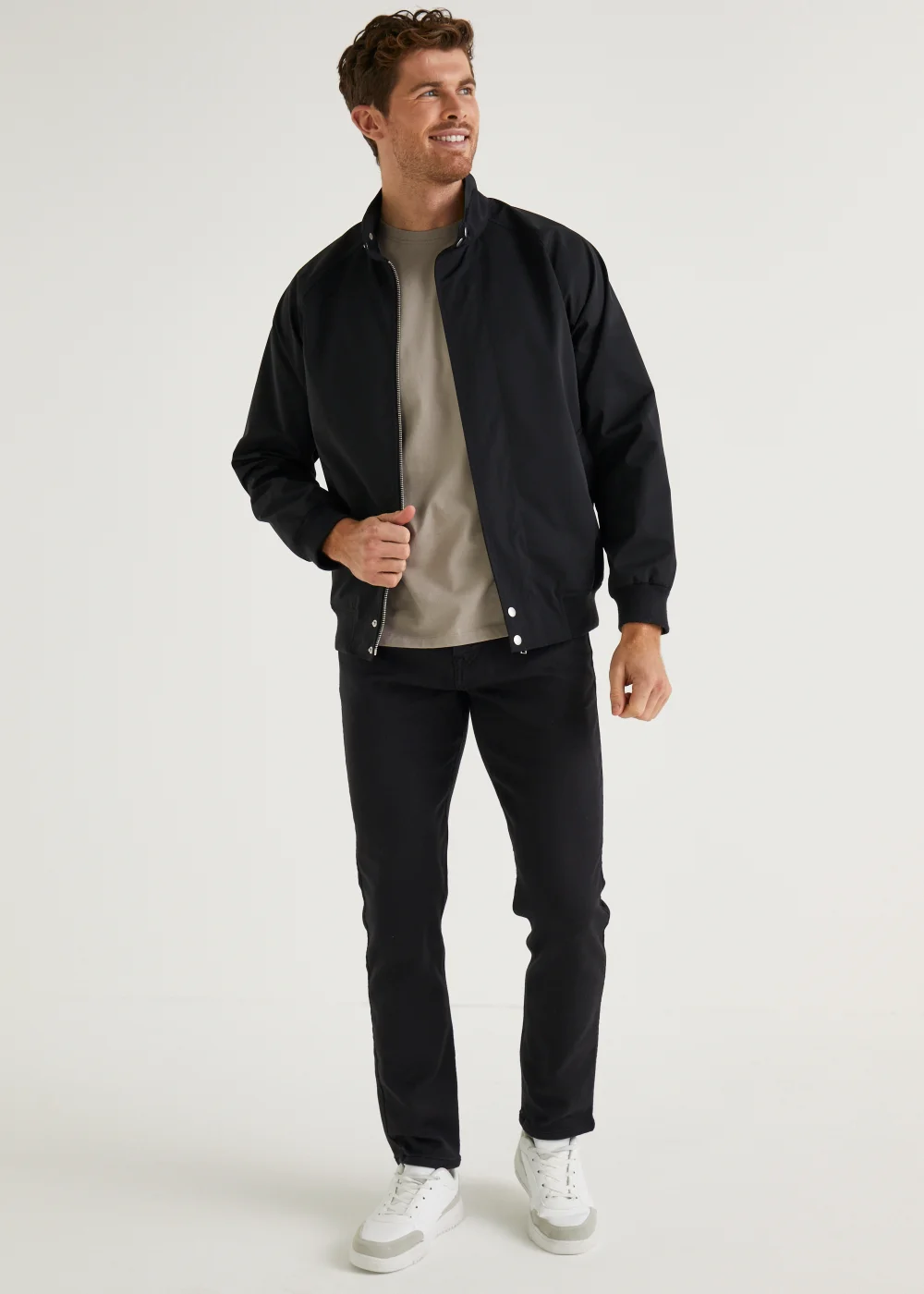 Black Harrington Jacket - S Image 4