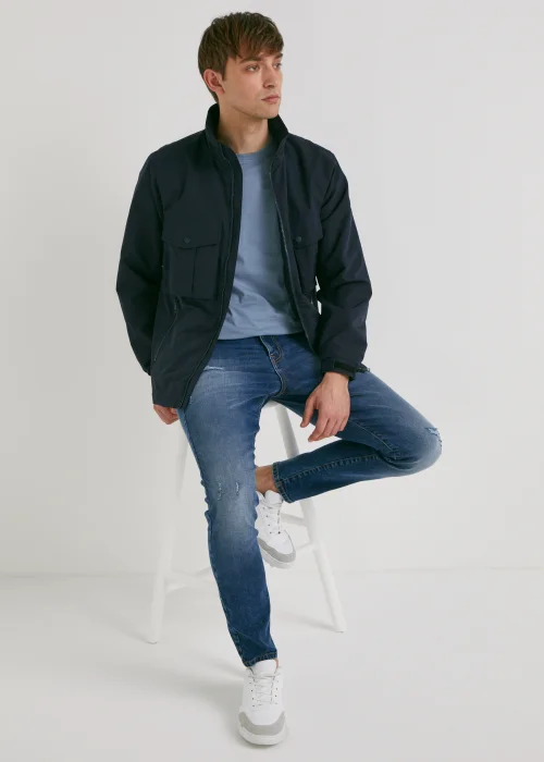 Navy Utility Jacket - S Image 2