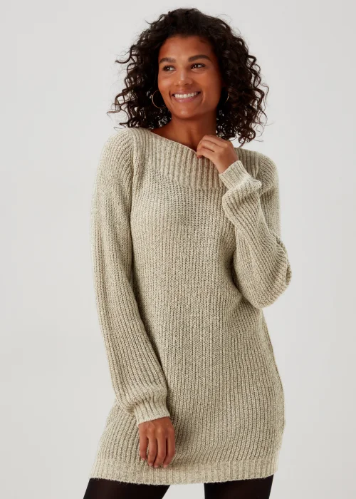 JDY Whitney Stone Long Sleeve Tunic - 10 Image 1