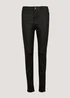 JDY Thunder Black Coated Jeans - L - UK 12 Image 4