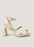 Et Vous Cream Platform Heels - Size 3 Image 1
