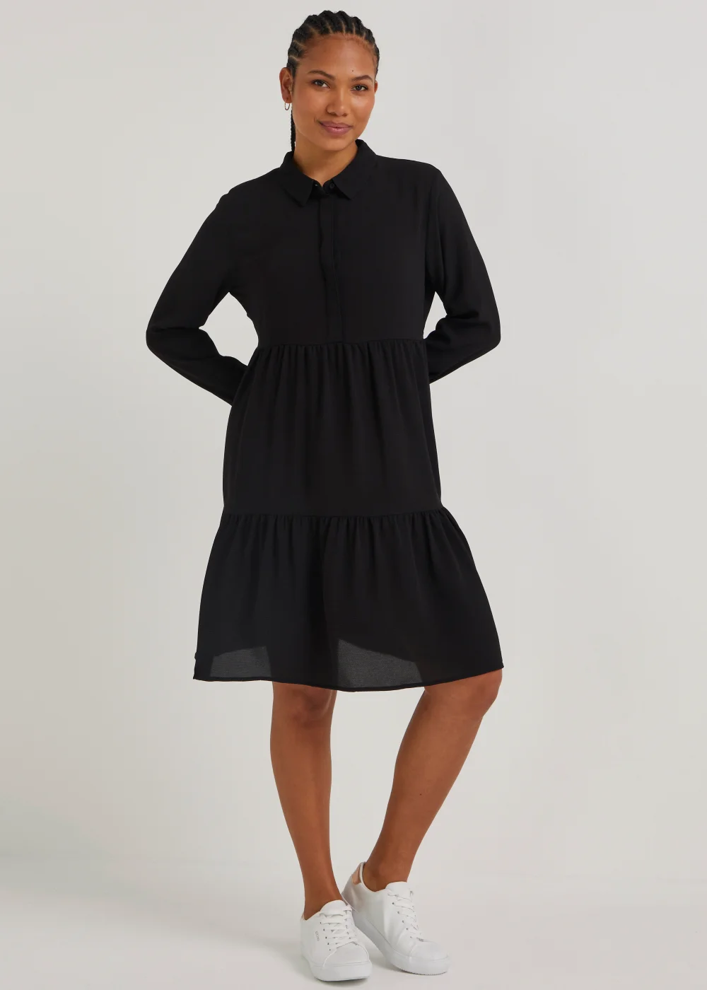 piper shirt dress The Swainston Mineral Washed Shirt Dress in Light Denim Small
