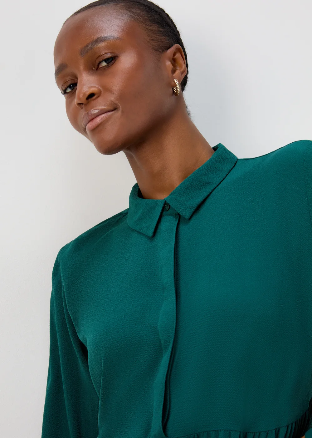 JDY Piper Green Shirt Dress - 8 Image 3
