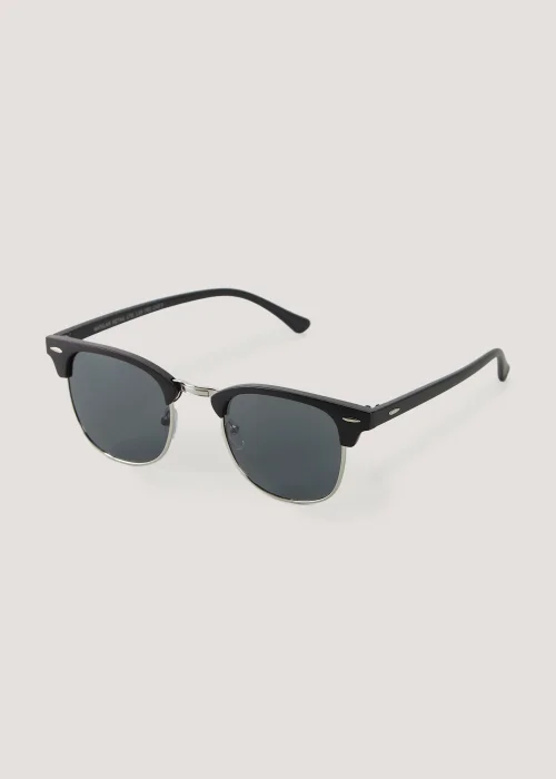 Black Retro Sunglasses - One Size Image 1