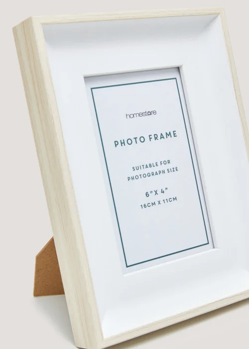 White Photo Frame (4x6in) Image 2